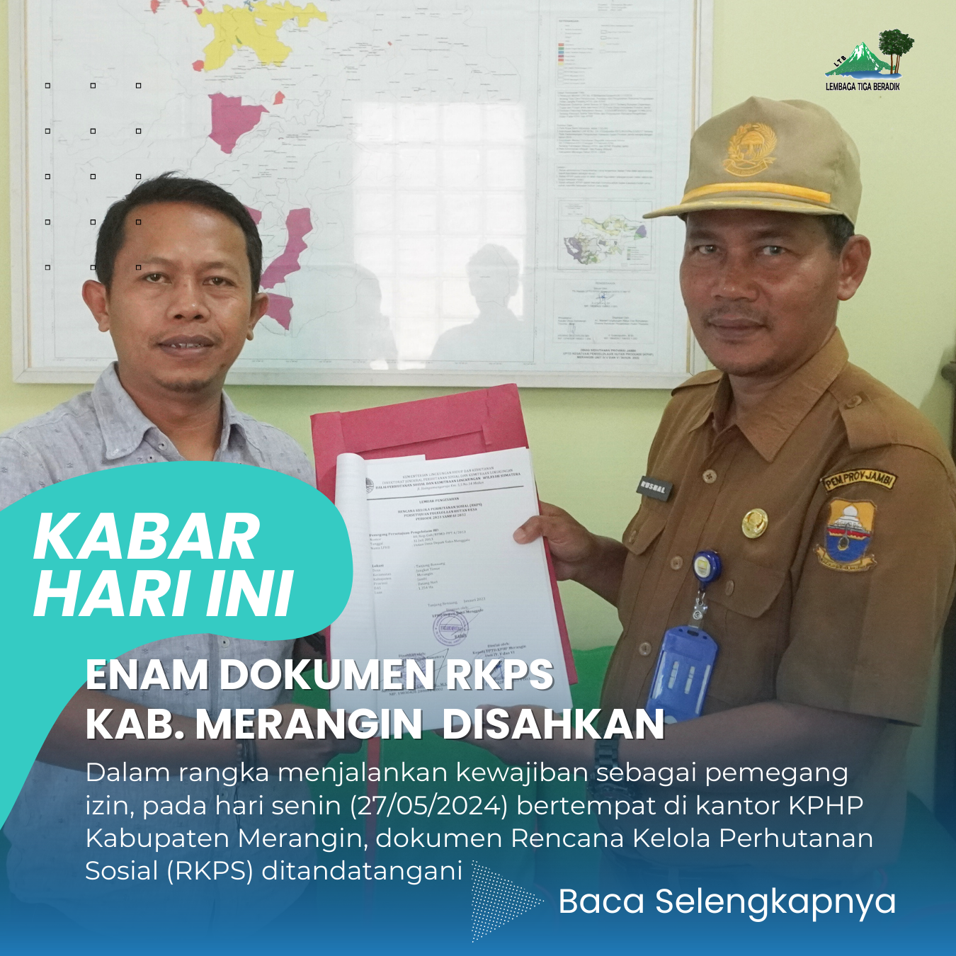 ENAM DOKUMEN RKPS KAB. MERANGIN  DISAHKAN